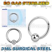 zbcr14 hoops captive rings surgical steel 316l nose