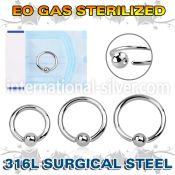 zbedr16 annealed steel captive bead ring sterilized 3mm