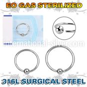 zbedr18 annealed steel captive bead ring sterilized