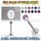 zlbc3 labrets lip rings surgical steel 316l labrets chin