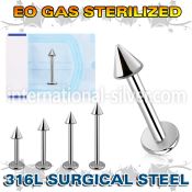 zlbcn3 labrets lip rings surgical steel 316l labrets chin