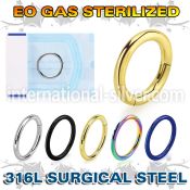zsegh surgical steel segment hoop eo gas