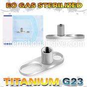 ztsa3 sterilized titanium dermal anchor base 2holes internal