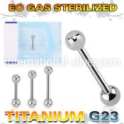 zubbeb straight barbells titanium g23 implant grade eyebrow