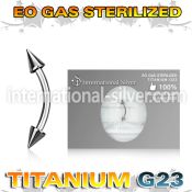 zubnecn micro curved barbells titanium g23 implant grade eyebrow