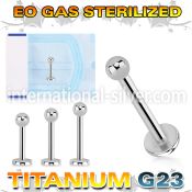zulb25 titanium labret eo gas sterilized ball