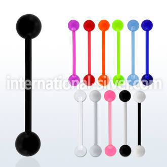 abbuv straight barbells acrylic body jewelry tongue