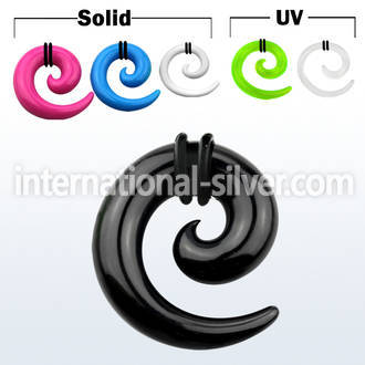 accor tapers acrylic body jewelry ear lobe