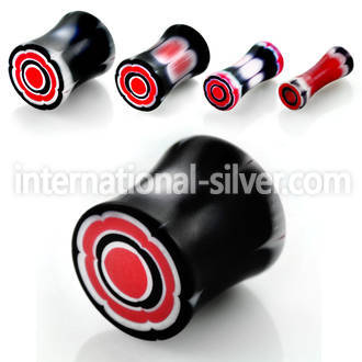 acpc plugs gauges acrylic body jewelry ear lobe