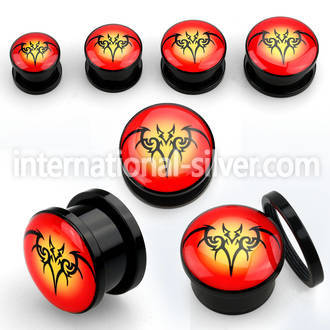 afpbat plugs gauges acrylic body jewelry ear lobe