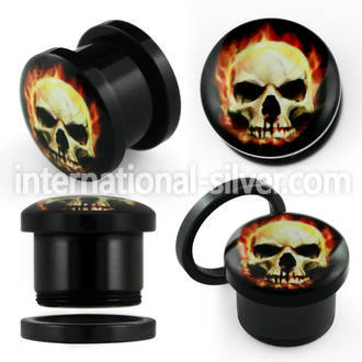 afps plugs gauges acrylic body jewelry ear lobe