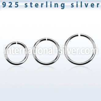 agsel16 seamless segment rings silver 925 tragus