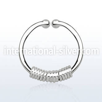 agsep12k fake illusion body jewelry silver 925 septum