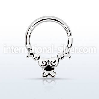 agsepv2 seamless segment rings silver 925 septum