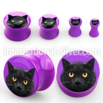 apgcat plugs gauges acrylic body jewelry ear lobe