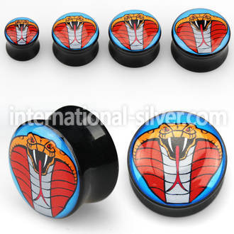 apgcob plugs gauges acrylic body jewelry ear lobe