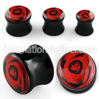 apgii plugs gauges acrylic body jewelry ear lobe
