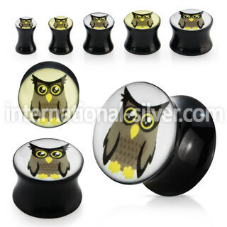 apgkk plugs gauges acrylic body jewelry ear lobe