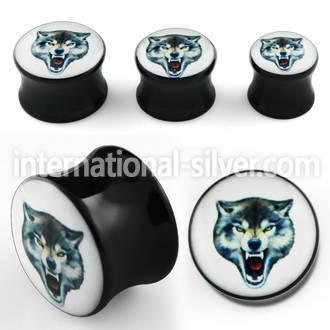 apgll plugs gauges acrylic body jewelry ear lobe