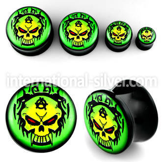 apgww plugs gauges acrylic body jewelry ear lobe
