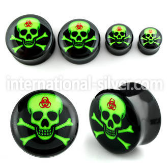 apgxx plugs gauges acrylic body jewelry ear lobe