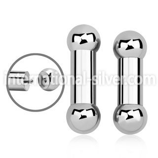 bb00x straight barbells surgical steel 316l tongue