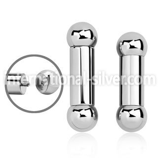 bb0x straight barbells surgical steel 316l tongue