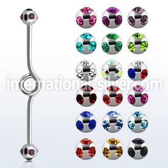 bbck straight barbells surgical steel 316l tongue