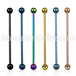 bbeitb straight barbells anodized surgical steel 316l tragus
