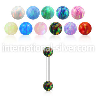 bbeop3ss stainless steel 16g barbell eyebrow helix piercing