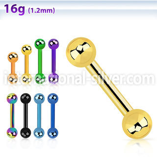 bbetb straight barbells anodized surgical steel 316l eyebrow