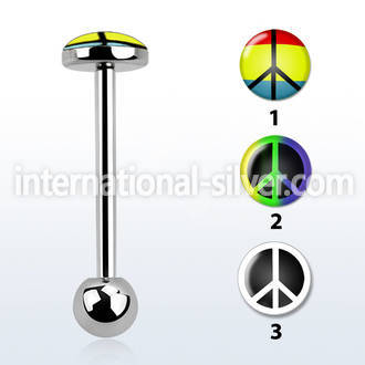 bbfpea straight barbells surgical steel 316l tongue