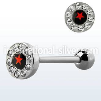 bbloc3 straight barbells surgical steel 316l tongue