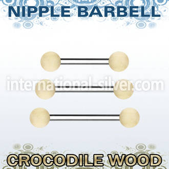 bbnpcr5 straight barbells organic body jewelry nipple