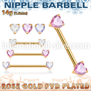 bbnptthz anodized surgical steel 14g barbell nipple piercing