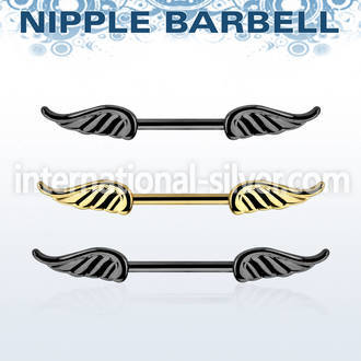 bbnptwg straight barbells anodized surgical steel 316l nipple