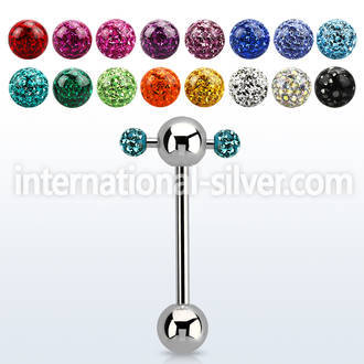 bbspnfr straight barbells surgical steel 316l tongue