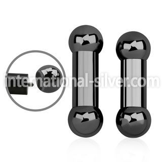 bbt00x straight barbells anodized surgical steel 316l tongue