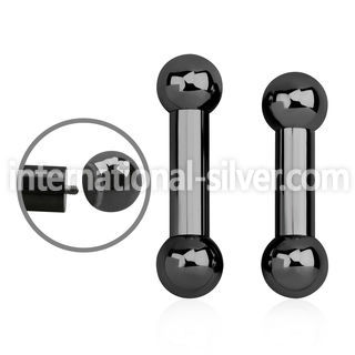 bbt2x straight barbells anodized surgical steel 316l tongue