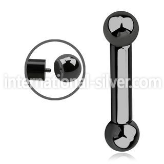 bbt4x straight barbells anodized surgical steel 316l tongue