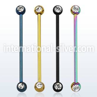 bbtccx straight barbells anodized surgical steel 316l 