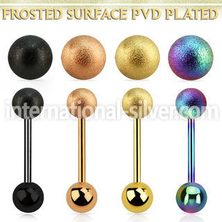 bbtfo6 straight barbells anodized surgical steel 316l tongue