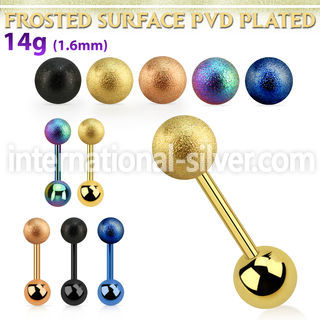 bbtfo6 straight barbells anodized surgical steel 316l tongue