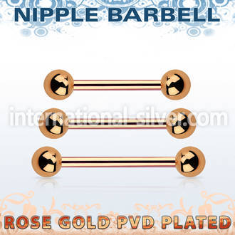 bbttb5 straight barbells anodized surgical steel 316l nipple
