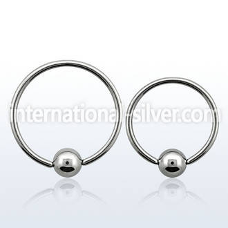 bcr20 hoops captive rings surgical steel 316l nose