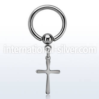 bcrgcrs hoops captive rings surgical steel 316l ear lobe