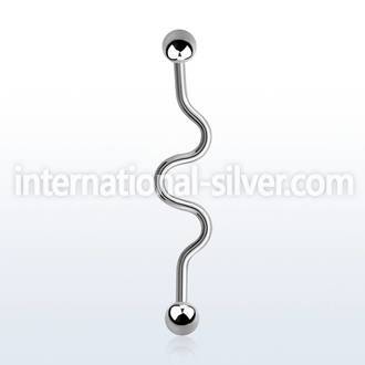 bda14 straight barbells surgical steel 316l 