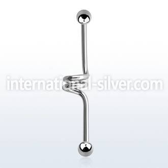 bdc14 straight barbells surgical steel 316l 