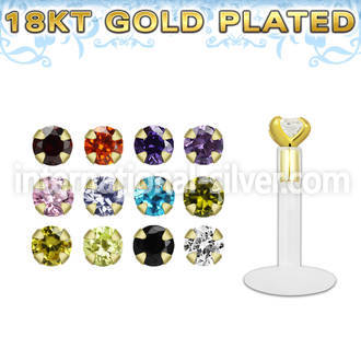 bilz25rg labrets lip rings bioflex ptfe labrets chin