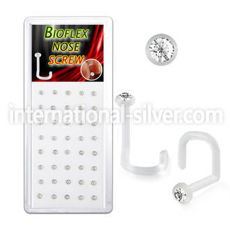 biswcx40 l shape nose studs bioflex ptfe nose